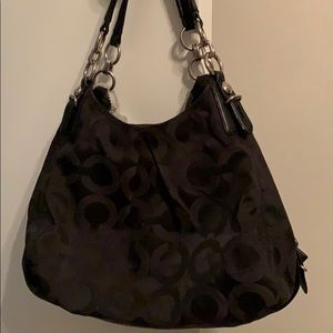 Black coach purse